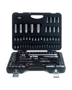 Купить Набор головок и приспособлений FORCE 108 предметов 1/2, 1/4 6 гранные головки 41082R-5 в E-mobi