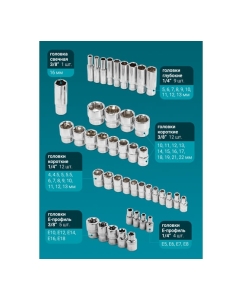 Купить Набор инструментов ISMA 108 пр. ISMA-41082-5DS-м(52673)  в E-mobi