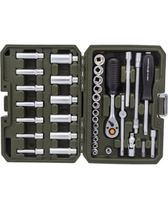 Купить Набор головок и принадлежностей 1/4 дюйма (35 предметов) Дело Техники 600735 в E-mobi