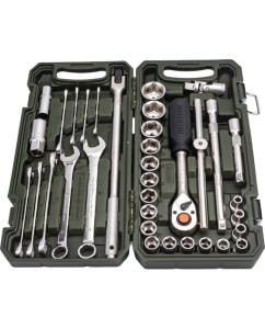 Купить Набор головок 1/2 дюйма с комбинированными ключами, 35 предметов Дело техники 620735  в E-mobi