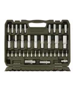 Купить Набор двенадцатигранных головок Дело Техники 1/4&quot;, 1/2&quot; с принадлежностями, 94 предмета 622794  в E-mobi