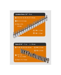 Купить Набор инструмента FORSTIME 1/2&quot;, 1/4&quot; 6гр. 4-32 мм, 108 предметов FT-41082-5(52553)  в E-mobi