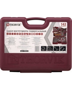 Купить Универсальный набор инструмента THORVIK 1/4&quot;,1/2&quot;DR UTS0142 142 предмета 52063 052063  в E-mobi