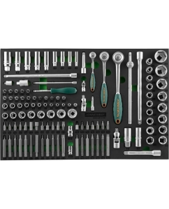 Купить Набор инструментов 81 пр в EVA ложементе 560x400 мм Jonnesway 49275 в E-mobi