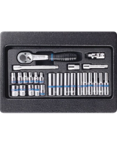 Купить Набор торцевых головок 1/4