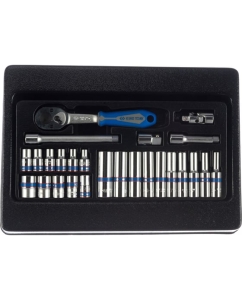 Купить Набор торцевых головок 1/4&quot; с принадлежностями (ложемент, 26 предметов) KING TONY 9-2526MR  в E-mobi