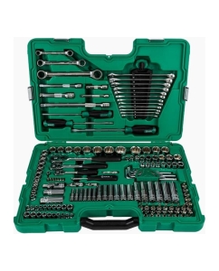 Купить Универсальный набор инструмента, 150 шт, 1/4, 3/8 и 1/2 DR, Sata 09510 в E-mobi