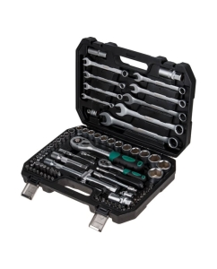 Купить Набор инструментов ВОЛАТ 1/4 , 1/2 6 граней 82 предмета 18540-82 в E-mobi