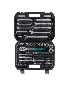 Купить Набор инструментов ВОЛАТ 1/4 , 1/2 6 граней 82 предмета 18540-82  в E-mobi