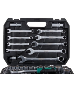 Купить Набор инструментов ВОЛАТ 1/4 , 1/2 6 граней 82 предмета 18540-82  в E-mobi