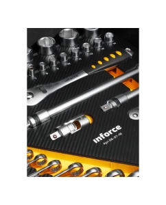 Купить Набор инструментов Inforce 152 предмета 1/2 дюйма и 1/4 дюйма 06-07-18  в E-mobi