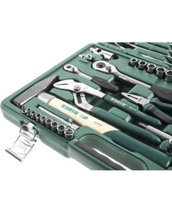 Купить Универсальный набор инструмента, 80 шт, 1/4 и 1/2 DR, Sata 09403  в E-mobi