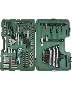 Купить Универсальный набор инструмента 128 шт, 1/4, 3/8 и 1/2 DR Sata S09014A в E-mobi