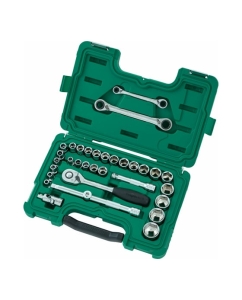 Купить Набор торцевых головок Sata с принадлежностями, 33 предмета 09099 в E-mobi