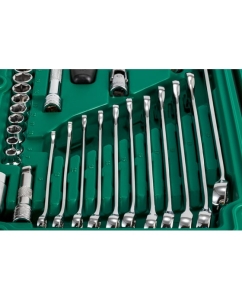 Купить Набор инструментов ключей и торцевых головок для автомеханика 59шт Sata S09509  в E-mobi