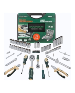 Купить Набор инструментов Rockforce 69 предметов, 1/4