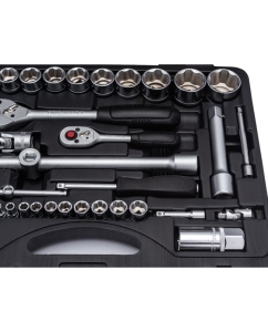 Купить Набор инструментов FORCE 94 предмета с универсальными 6-гранными головками для целых и сорванных граней (SL) 1/4 1/2 4941R  в E-mobi