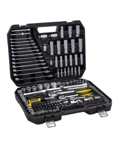 Купить Набор инструмента ЭВРИКА 1*2&quot;&amp;1*4&quot;&amp;3*8&quot;, DR, 6-гранный, 216 предмет ER-80216  в E-mobi