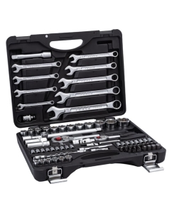 Купить Набор инструментов FORCE 82 предмета 1/4, 1/2 SL головки 4821R в E-mobi