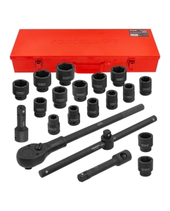 Купить Набор инструментов Forcekraft ударные, 21пр, 3/4