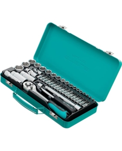 Купить Набор торцевых головок с трещоткой, 1/4