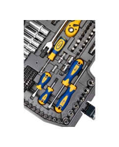 Купить Набор инструментов KRAFT 1/2&quot; и 1/4&quot;, 165 предметов KT 703019  в E-mobi