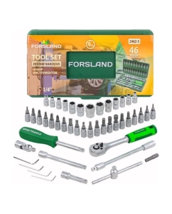 Купить Набор инструментов Forsland 46 предметов Forsland-2462-5(52669) в E-mobi