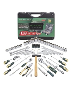 Купить Набор инструментов Rockforce 110 пр.1/4'',1/2'' (6-гран) (5-32 мм) RF-41101-5(57365) в E-mobi