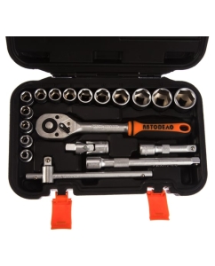 Купить Набор торцевых головок Автоdело 3/8&quot; DR 19 предметов 39919 13977  в E-mobi
