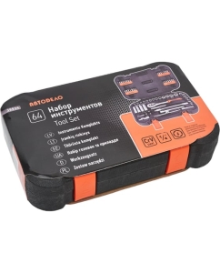 Купить Набор торцевых головок АвтоDело 1/4&quot; DR 64 предмета 39934 16087  в E-mobi