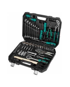 Купить Набор инструментов ВОЛАТ 1/4 , 1/2 6 граней 72 предмета 18530-72 в E-mobi