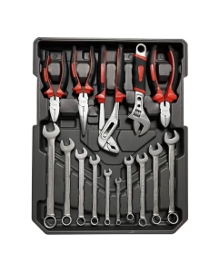 Купить Набор инструментов NIKONA CrV сталь, в алюминиевом ящике на колесах, 187 предметов 88-187  в E-mobi