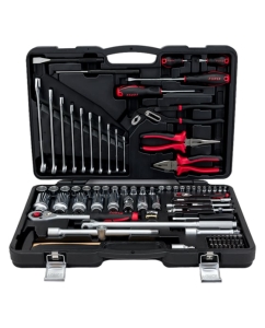 Купить Набор инструментов c 6-ти гранными головками FORCE 1/2 91 предмет 4911 в E-mobi