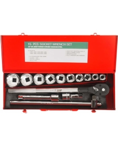 Купить Набор 12-гранных торцевых головок 3/4, 22-50мм, 14шт в кейсе JTC-T615M  в E-mobi