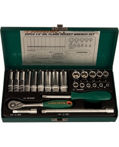 Купить Набор торцевых головок 1/4