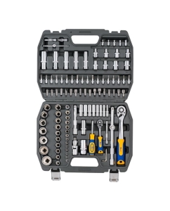 Купить Набор инструмента 1/2 Dr и 1/4 Dr 108 предметов с 12 гран KRAFT KT 700680  в E-mobi
