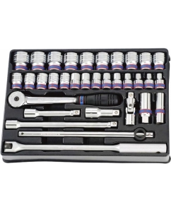 Купить Набор торцевых головок KING TONY 1/2 33 предмета 9-4333MR03 в E-mobi