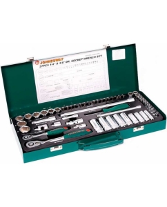 Купить Набор стандартных и глубоких торцевых головок 1/4&quot; и 3/8&quot;DR 4-24 мм Jonnesway S04H3157S  в E-mobi