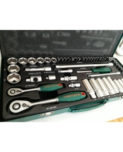 Купить Набор стандартных и глубоких торцевых головок 1/4&quot; и 3/8&quot;DR 4-24 мм Jonnesway S04H3157S  в E-mobi