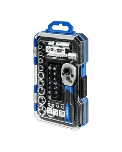 Купить Универсальный набор инструмента ЗУБР Профессионал Компакт-27, 27 предметов 27642-H27_z01  в E-mobi