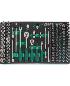 Купить Набор бит, торцевых головок и аксессуаров Hans на 1/4