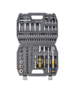 Купить Набор инструмента 1/2 Dr и 1/4 Dr 94 предметов с 12 гранными головками KRAFT KT 700682  в E-mobi
