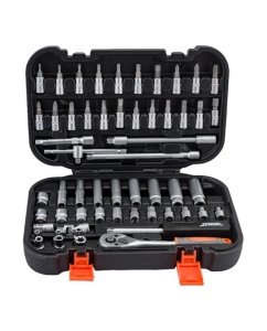 Купить Набор инструментов STHOR 1/4 56 предметов пластиковый кейс 58643  в E-mobi