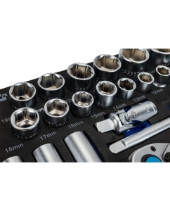 Купить Набор инструментов HOEGERT TECHNIK с трещоткой 1/2 28 шт., ложемент EVA HT7G149  в E-mobi