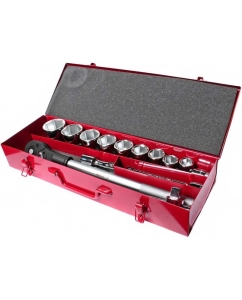 Купить Набор торцевых 6-гранных головок 3/4