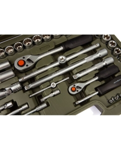 Купить Набор двенадцатигранных головок с принадлежностями Дело Техники 1/4&quot;, 1/2&quot; 108 предметов 622808  в E-mobi