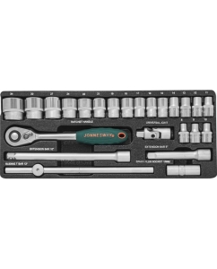 Купить Набор торцевых головок Jonnesway S04H4724S 1/2&quot; 8-34 мм, 24 предмета 047483  в E-mobi