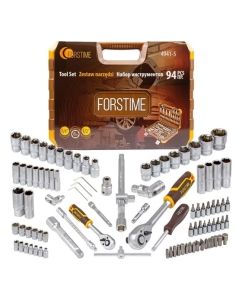 Купить Набор инструментов FORSTIME 94 пр.1/4'',1/2''(6гр.)(4-32мм) FT-4941-5(52554) в E-mobi