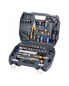 Купить Набор инструмента 1/2 Dr и 1/4 Dr 56 предметов KRAFT KT 700303  в E-mobi