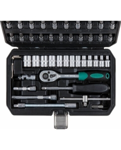 Купить Набор инструментов ВОЛАТ 1/4&quot; 6 граней, 46 предметов 18550-46  в E-mobi